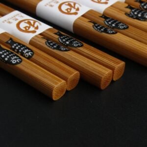 Reusable Bamboo Chopsticks Set | Eco-Friendly, Non-Slip & Plastic-Free Dining