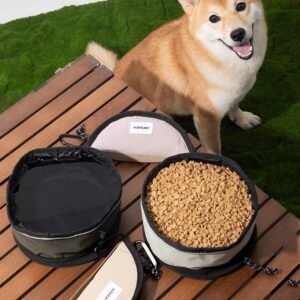 Collapsible Travel Pet Bowl – Portable Water & Food Bowl for Dogs on the Go